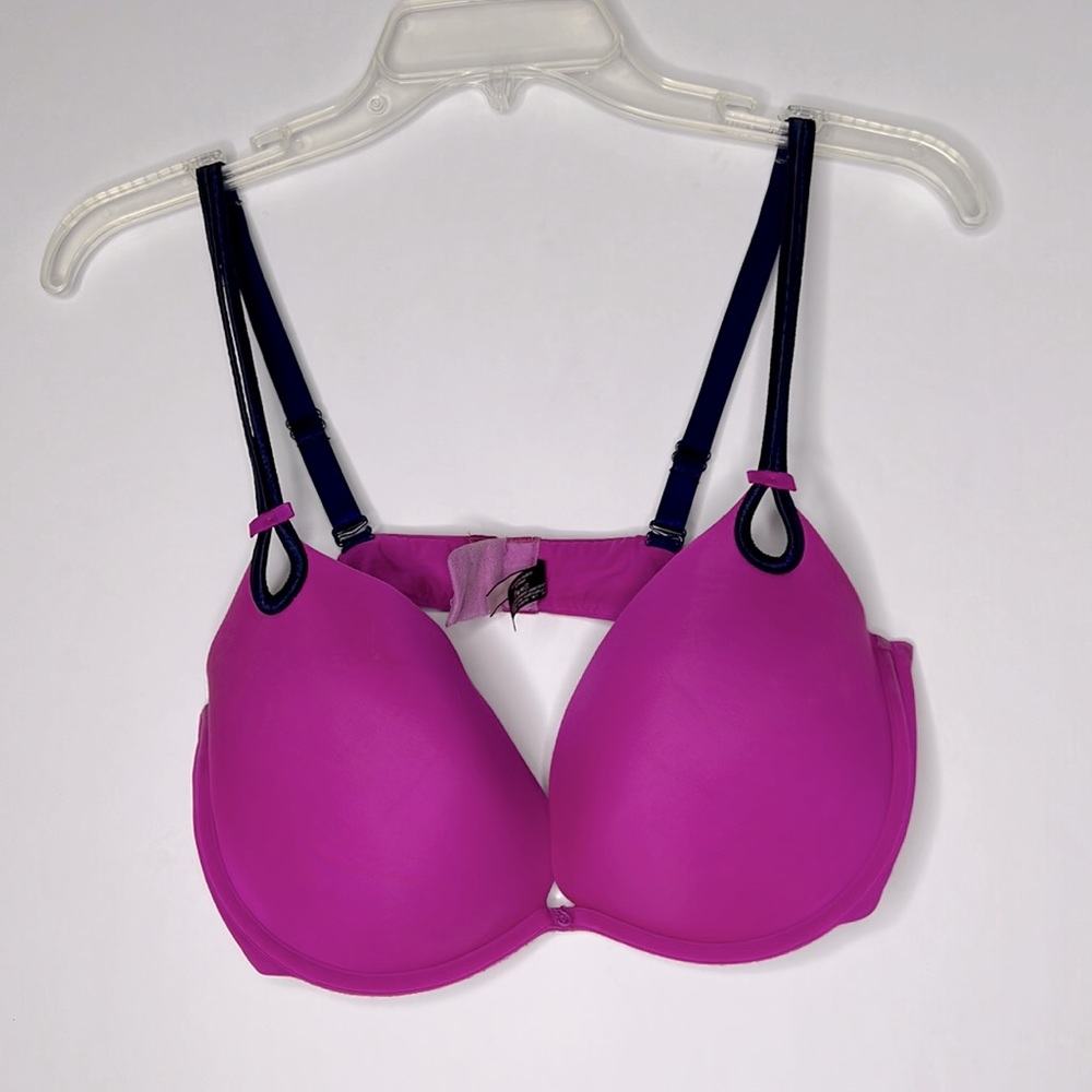 VICTORIA’S SECRET “Sexy Little Things” Bra 38D Magenta Pink Push Up Underwire - Picture 1 of 5